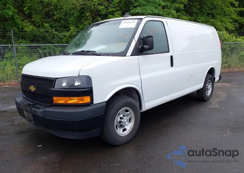 2021 Chevrolet Express Cargo Rwd 2500 Regular Wheelbase Wt из США, поврежденный, VIN 1GCWGAF7XM1179003